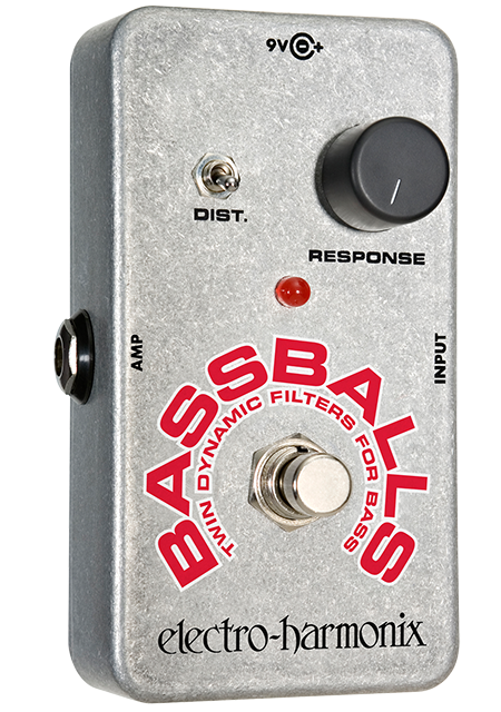 Image 0 of Electro Harmonix BassBalls Nano Envelope Filter / Distortion Pedal w/ 9V Battery