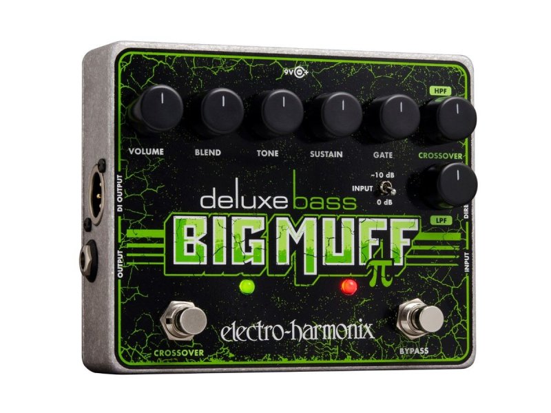 Image 0 of Electro Harmonix Deluxe Bass Big Muff Pi Bass Fuzz Distortion Pedal w/ 9V Batt 