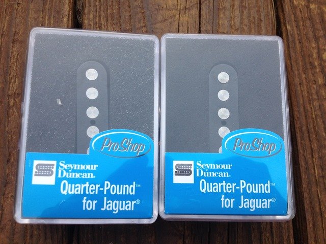 Image 0 of Seymour Duncan SJAG-3 Quarter Pound Jaguar SET Bridge & Neck for Fender Guitar