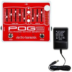 Electro Harmonix POG 2 w/ Power Supply Polyphonic Octave Generator Pedal