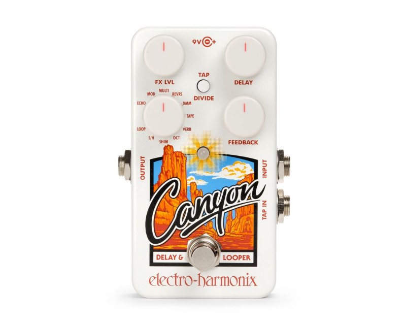 Image 0 of Electro-Harmonix EHX Canyon Delay and Looper Pedal Reverb w/ Tap Tempo