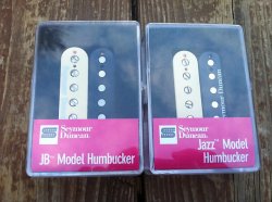 Seymour Duncan JB Jazz Hot Rodded Pickup Set Humbucker SH-4 SH-2n Zebra