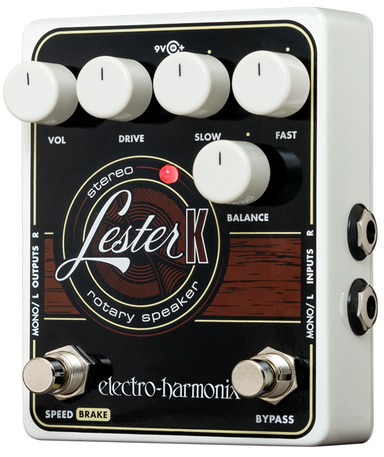 Image 0 of Electro Harmonix Lester K Stereo Rotary Speaker Pedal Emulator w/ Power Supply