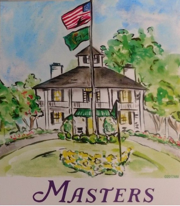 Image 0 of 2018 Masters Badge Augusta National Ticket Souvenir **SHIPS AFTER TOURNAMENT**